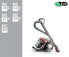 Dyson DC28C ErP/DC33C ErP /DC37C ErP/DC39C ErP/DC53 ErP 07516-01 DC37C ErP Allergy & Stubb Euro 207516-01 (Iron/Bright Silver/Satin Blue) 2 onderdelen en accessoires