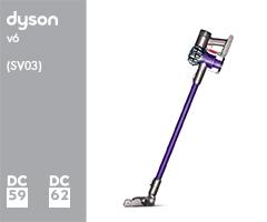 Dyson DC59/DC62/SV03 15876-01 DC62 Pro EU 215876-01 (Iron/Sprayed Silver/Moulded Purple/Natural) 2 onderdelen en accessoires