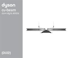 Dyson DL02 Downlight 305244-01 DL02 Downlight 4000K Bk - EURO/SWISS  (Black) onderdelen en accessoires
