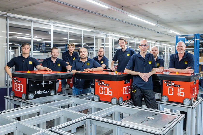 Afdeling logistiek AutoStore