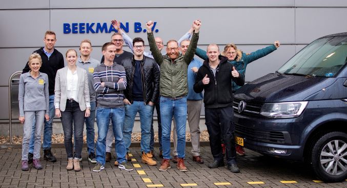 Beekman leverde zelf pakketten uit