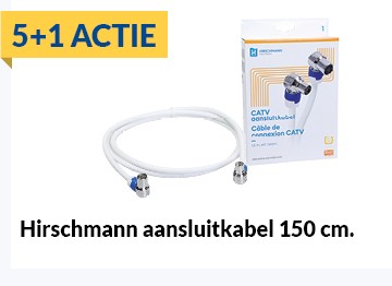 Hirschmann 5+1 actie aansluitkabel