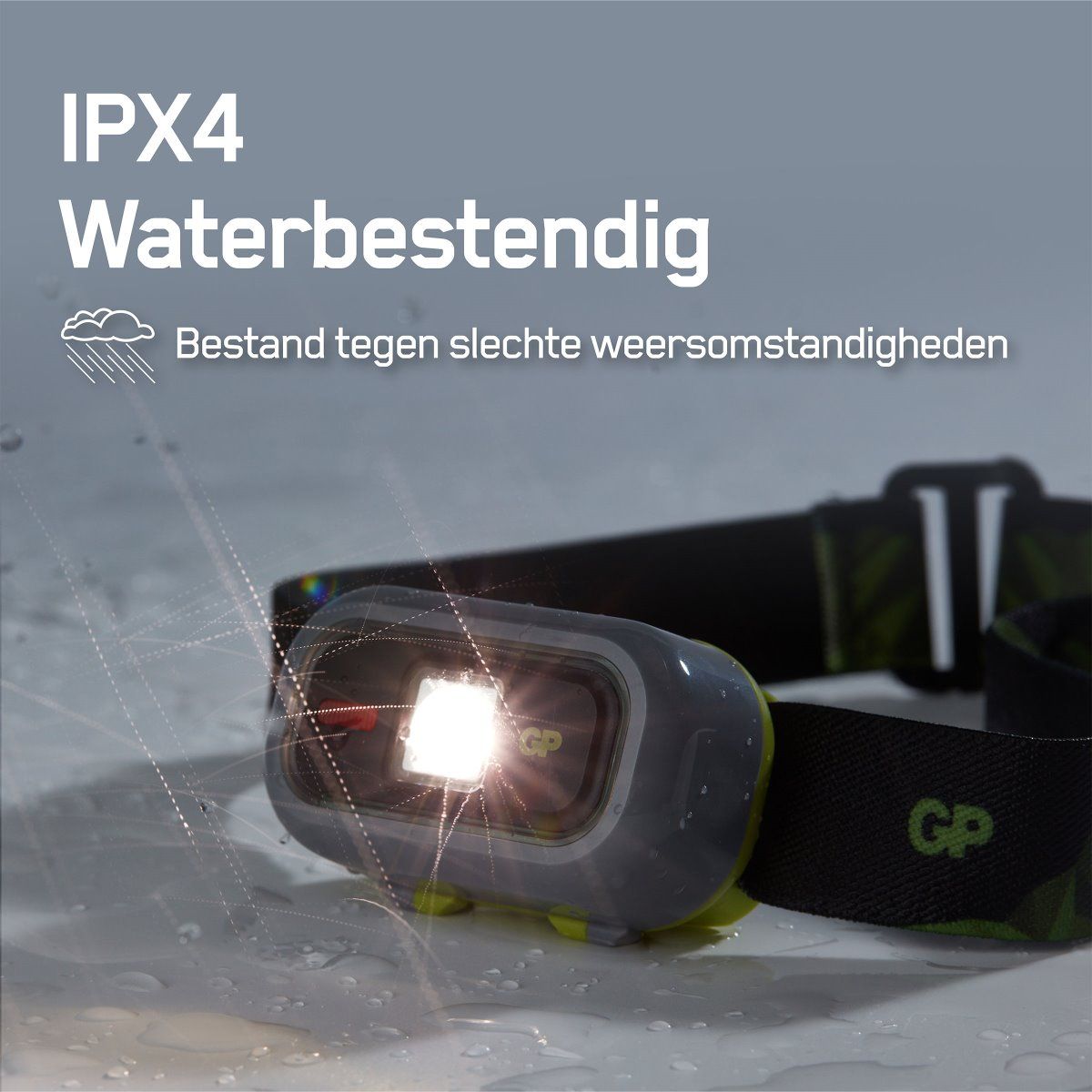 Hoofdlamp CH33 IPX4 waterbestendig