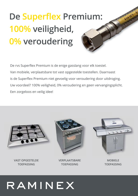 Raminex Superflex gasslang informatie