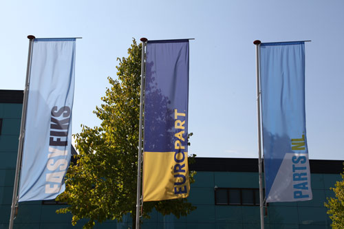 Vlaggen voor pand